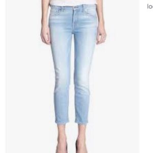 7 for all mankind jeans light blue